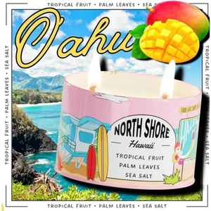North Shore Scented Candle - 8oz Hand-Poured Tropical - Picture 1 of 4