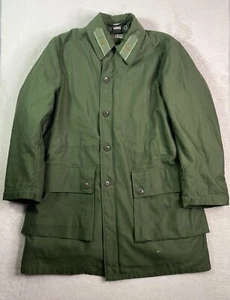 Vintage Swedish Military Heavyweight Jacket C46 70s Paratrooper Lining 2XL Men - Picture 1 of 11