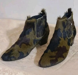 Modern Vice Handler Camo Calf Hair Chelsea Boot Unisex Size 39.5 - Picture 1 of 10
