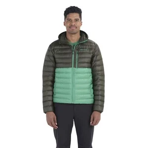 Marmot Highlander Hoody Winter Jacket, Rosin Green/Clover, Small - Picture 1 of 4