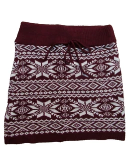 Sweater Project Gorgeous Maroon Sweater Skirt size L (girls waist up to 27") NWT - Picture 1 of 5