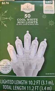50 Led Cool White Mini Lights - Picture 1 of 1