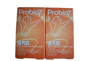Probio7 Digestive Health Supplement 50 Plus - 120 Capsule RRP £60 - Free P&P - Picture 1 of 1