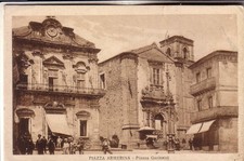 PIAZZA ARMERINA  FP NON VIAGGIATA ANNI 10/20 PIAZZA GARIBALDI ANIMATISSIMA