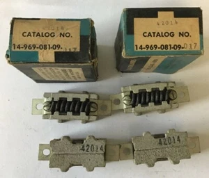 ALLIS-CHALMERS 14-969-081-09-017 THERMAL OVERLOAD HEATER COILS****LOTOF4**** - Picture 1 of 5