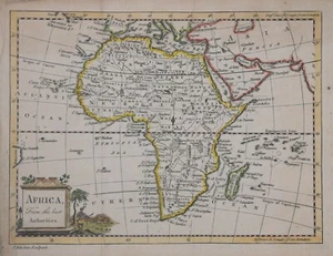 AFRICA FROM THE BEST AUTHORITIES BY THOMAS KITCHIN, CIRCA 1750 - Bild 1 von 1