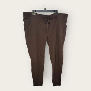 Amazone Essentials Women's Jogger Pants Size 2XL Color Brown - Picture 1 of 7