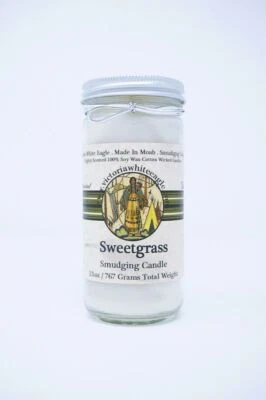 Smudging Candles 11.oz Glass Pillar Jar - Image 1 of 3