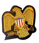 Deluxe Bullion Patriotic Eagle Shield Patch Badge Revolution Sic Semper Tyrannis