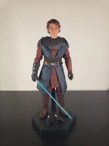 SIDESHOW STAR WARS GENERAL ANAKIN SKYWALKER CLONE WARS 1/6 FIGURE LOOSE Cover