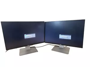 Set OF 2 Dell Ultrasharp U2415B 24" Widescreen HDMI Monitors With Stands - Picture 1 of 6