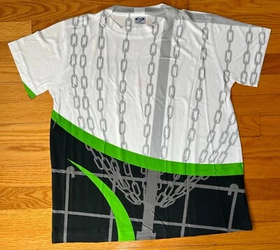 X-Small  (Old School) Dri-Fit  Disc Golf  T-Shirt (4 Innova, Discraft, Prodigy) - Image 1 of 3