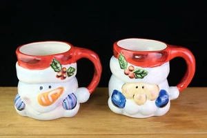 1 Jumbo Christmas Mug (s) Santa & Friends Snowman St. Nick Tabletops Unlimited  - Picture 1 of 12