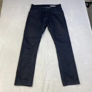 Big Star Men's Size 33 x 34 Ronald Waxxed Blue Jeans Button Fly Straight Leg - Picture 1 of 8