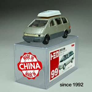Tomica No. 99 – Toyota Estima with Roof Box Made in China in 1992 - Picture 1 of 8