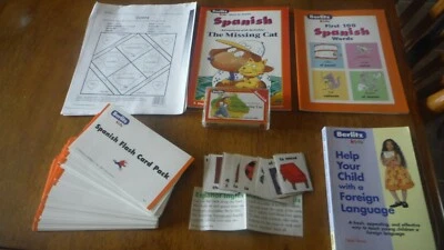 Berlitz Kids Spanish The Missing Cat w/ cassette, 100 first words book and more Foto 1 de 4