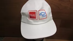 Gorra gorra vintage años 80 GMC Chevrolet Truck blanca snapback - Imagen 1 de 7