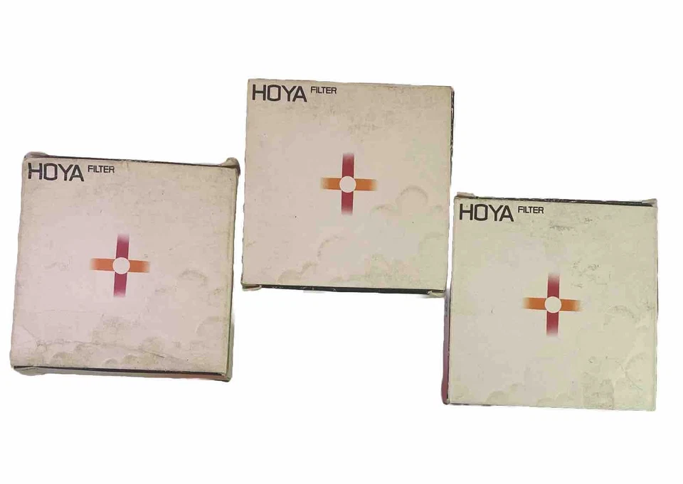 3 Hoya 67mm filters Made In Japan  Yellow And Blue Filters - Image 1 of 4