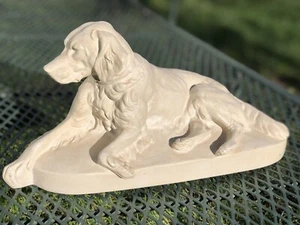 Stunning Vintage Hand Carved Golden Retriver Dog - Imagen 1 de 12
