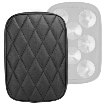 Motorcycle Passenger Pad Seat 8 Suction Cup For Harley Dyna Sportster Iron 48 72 - Image 1 of 4