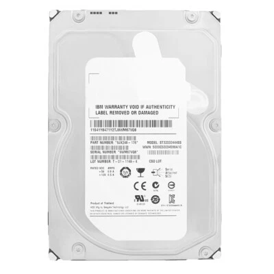 Festplatte IBM - 207X ST32000444SS 2Tb 16Mb Cache 7200 Rpm SAS 3.5'' 85Y5869 - Bild 1 von 4