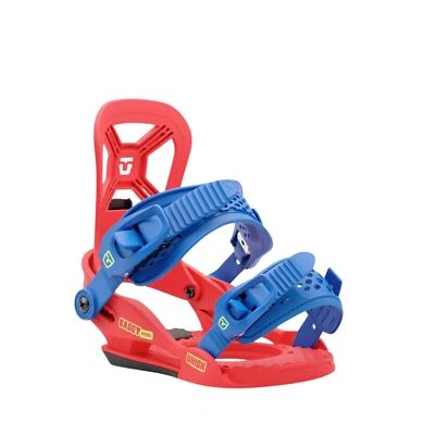 Union Cadet Mini Kid's Snowboard Bindings, Red, X-Small MY25