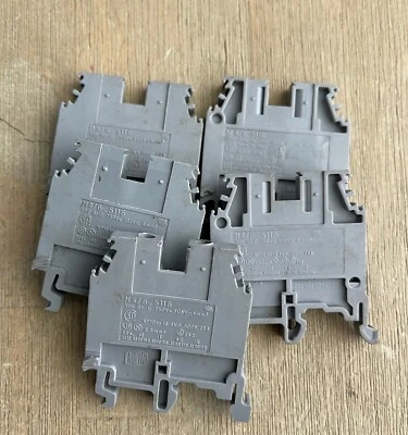 ENTRELEC M4/6_5116 GRAY TERMINAL BLOCKS LOT OF 5 - Image 1 of 3