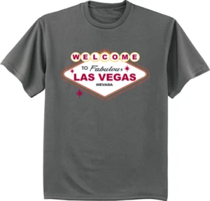 Las Vegas Sign T-shirt Mens Gifts Graphic Tees Clothing Gear - Picture 1 of 1