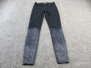 Ted Baker Womens Jeans Size 25 Skinny Stretch Jeggings Black Faded 25x28 EUC - Picture 1 of 9