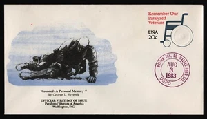 #U605 20c Remember Paralyzed Vets, P.V.A.-Walter Reed **CUALQUIER 5=ENVÍO GRATUITO** - Imagen 1 de 1