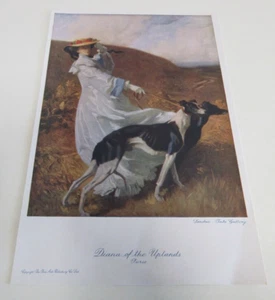 Diana of the Uplands - Print - Charles Wellington Furse - Tate Gallery - Vintage - Picture 1 of 11