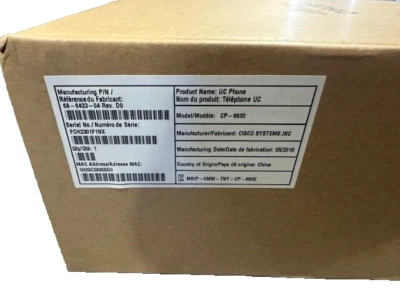 Cisco 8832-K9 IP with PoE Conference Phone NEW - Image 1 of 3