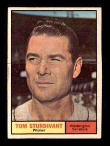 1961 Topps #293 Tom Sturdivant   EX/EX+ X2523469