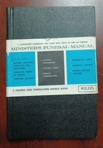 Beerdigungshandbuch des Ministers von Samuel Ward Hutton - 1974 - Bild 1 von 3