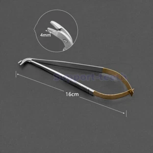 Dental Matrix Band Plier Holder Clamp Matrices Tweezer Forcep Glod/Sliver Handle - Picture 1 of 10