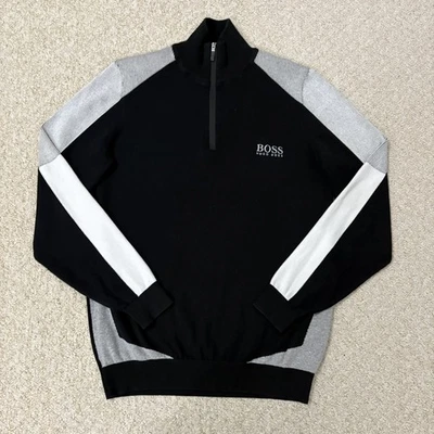 HUGO BOSS GOLF - ZELCHIOR PRO - 1/4 ZIP SWEATER - MEDIUM (M) - Image 1 of 4