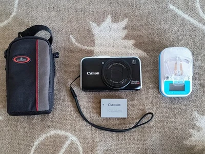 Canon PowerShot SX230 HS 12.1MP Digital Camera - Black Fully Working Great Shape - Image 1 of 4