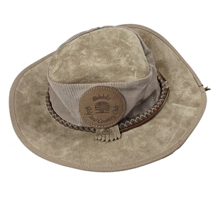 Oakdale Golf and Country Club Hat Cowboy Monterey Bay Breeze Mesh Suede Summer - Picture 1 of 17