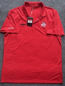 POLO SHIRT SQUADRA EMESSA OHIO STATE BUCKEYES NIKE LEBRON ELITE GOLF COACHES Large - Foto 1 di 4