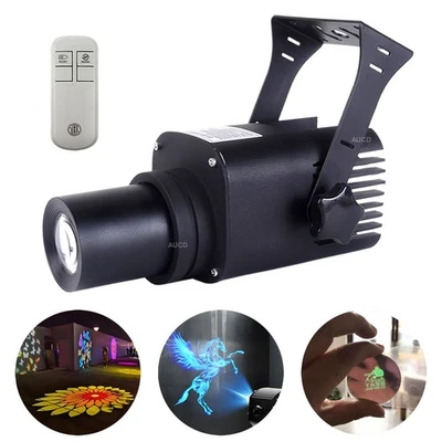 Remote Rotate Custom Gobo 30W LED Waterproof Logo AD Projector Advertising Light - Image 1 of 4