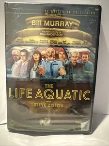 The Life Aquatic With Steve Zissou New Sealed DVD Bill Murray Owen Wilson Movie - Foto 1 di 2