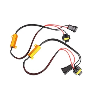 2X H11 LED DRL Luz Antiniebla 50W Resistencia de Carga Decodificador Sin Errores Cancelar - Imagen 1 de 6