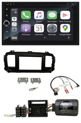 Blaupunkt 2DIN Bluetooth DAB USB DVD Lenkrad Autoradio für Toyota Proace Citroen - Bild 1 von 4