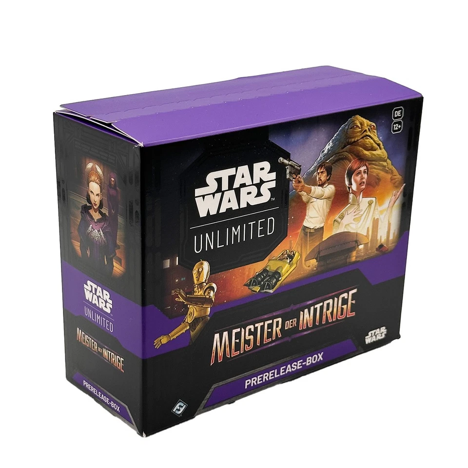 FANTASY FLIGHT GAMES FFG - Star Wars: Unlimited - Meister der Intrige Prerelease Box - DE