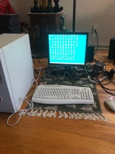 Dell Optiplex GX100 Celeron 566mhz 256MB RAM 250GB HDD Win 98 Complete Set RARE! - Picture 1 of 15