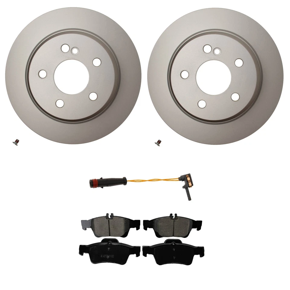 Kit de pastillas de freno de disco de cerámica Hella Rotores traseros Akebono Euro para Benz CLS550 C219 Foto 1 de 1