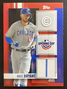 Kris Bryant 2020 Topps Opening Day Pinstripe Relic Chicago Cubs #ODR-KB - Bild 1 von 2