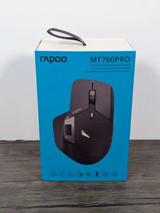 Rapoo MT760PRO Wireless Mouse, NearLink Bluetooth Matte Black - Picture 1 of 12