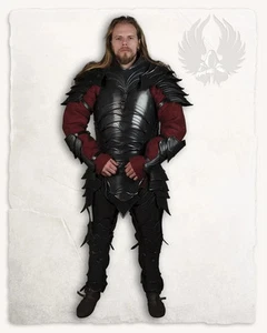 Medieval Knight Blackened Steel | Dragomir Full Body Armor Suit |Fantasy - Picture 1 of 6