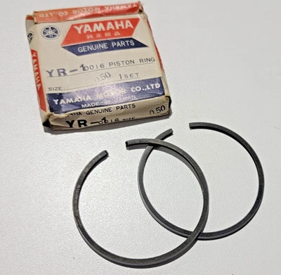 168-11601-20 новые из старых запасов поршневые кольца Yamaha 1967-1968 YR1 1969 R3 - Изображение 1 из 4